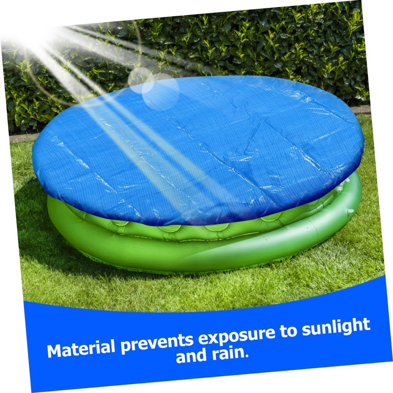 MERRYHAPY 10-foot Diameter Round Pool Cover Weatherproof Ideal for Inflatable