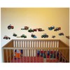 13–Piece Car Set-Tractor And Combine Harvester Farm Truck Wall Sticker
