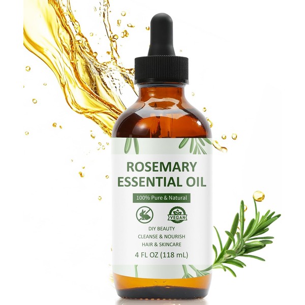 Rosemary Essential Oil for Skin Care, Pure and Natural Essential