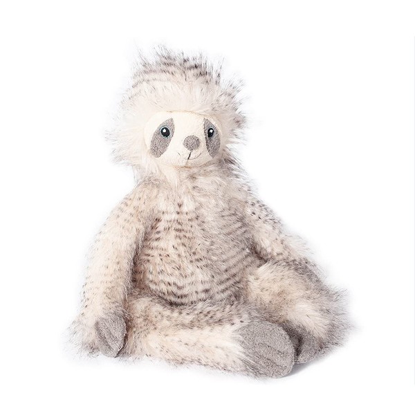 MON AMI Designer Plush Sloth Doll, Natural Color, 18", Cuddly Stuffed Animal for Kids of All Ages, Long Lasting Fabric Decor, Boys Or Girls Play Pal Doll, Natural Color, 18”