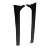 1Pair Rear Window Side Spoilers Gloss Black Air Resistance Reduction