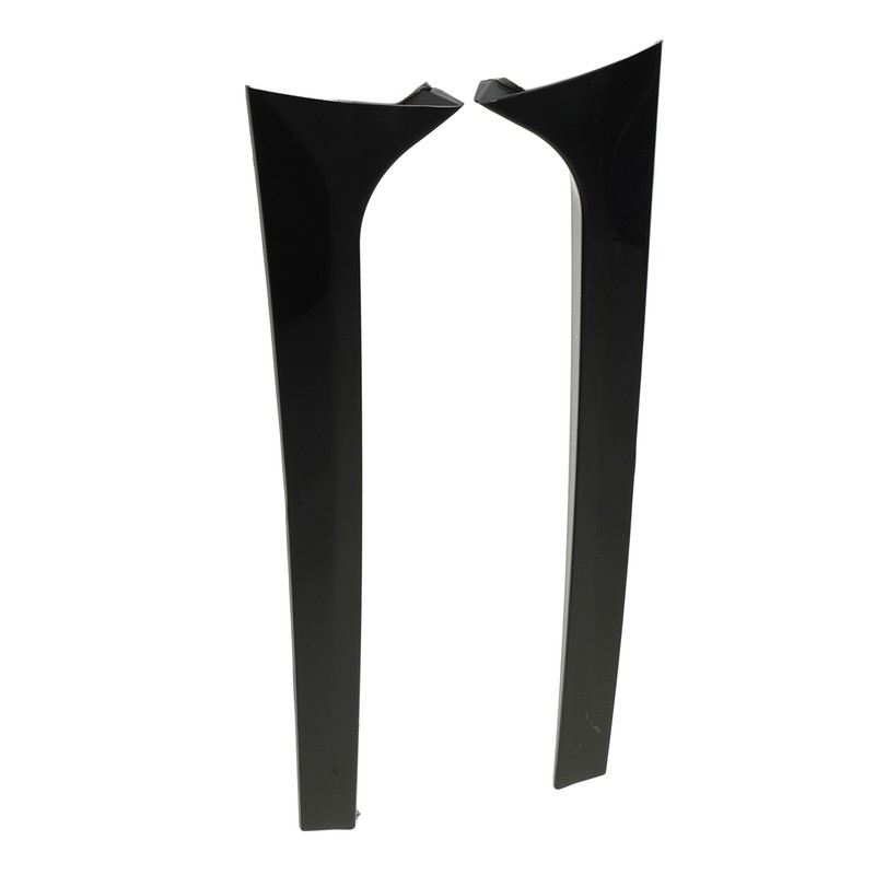 1Pair Rear Window Side Spoilers Gloss Black Air Resistance Reduction