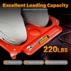 Sallurmose Knee Creeper on Wheels,Sponge Cushioned Knee Pad,Movable Knee Dolly