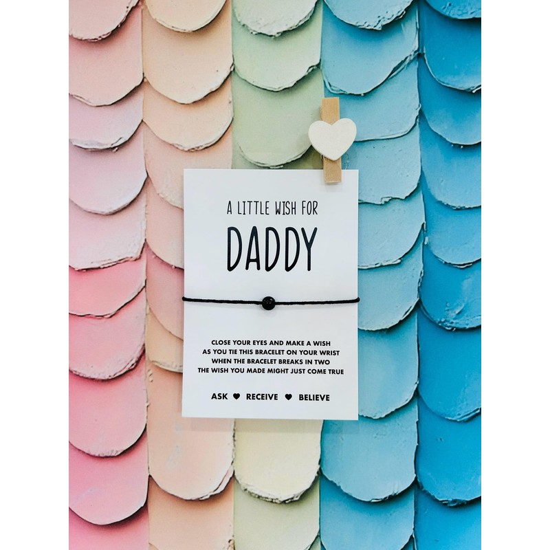 Birthday gift for Daddy | Daddy wish string | Daddy