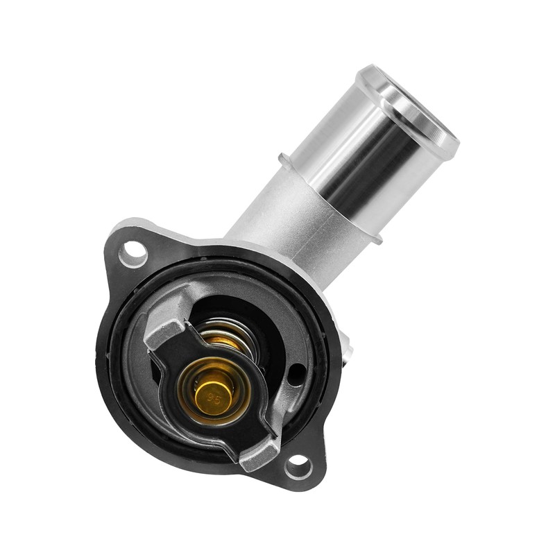 RABROPAR Engine Coolant Thermostat Housing 05184651AF Compatible with Jeep Wrangler