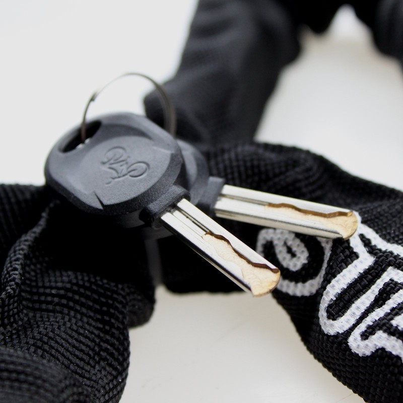 Bicycle Lock 120 cm with 2 Keys Chain Lock Motorcycle