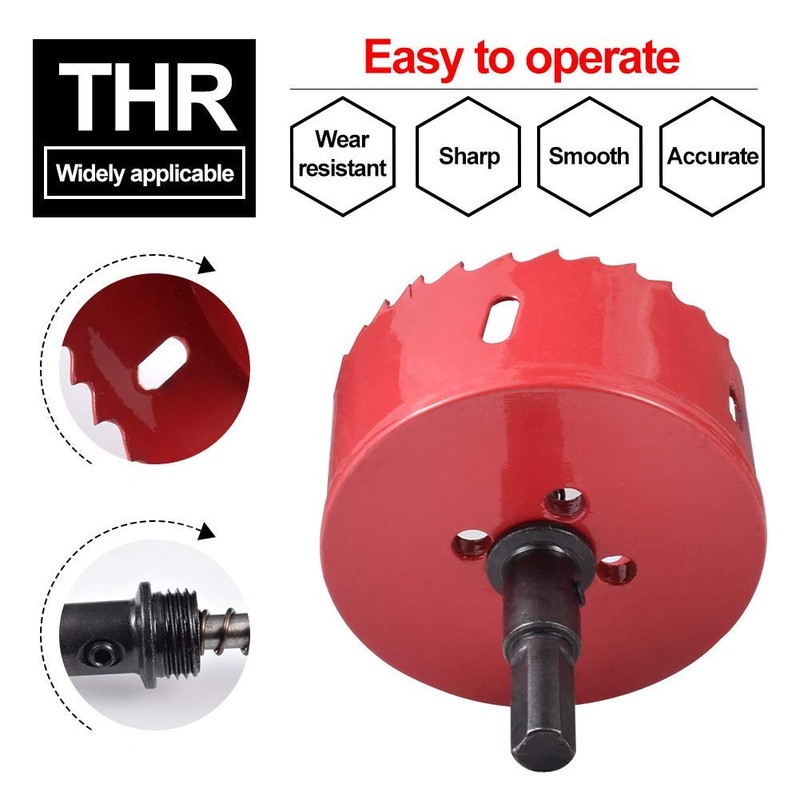 NGe 120mm Hole Saw, 4.7” Cutting Diameter M42 Bi-Metal HSS