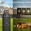 addlon 31FT (25+6) Solar String Lights with Remote, 13 Shatterproof