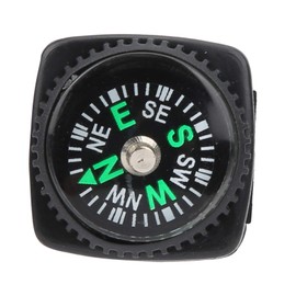 Demeras 25Pcs/Pack Umbrella Rope Compass Survival Bracelet Compass Umbrella Rope Accessories Outdoor Tool Black for Hiking on Camping Grounds