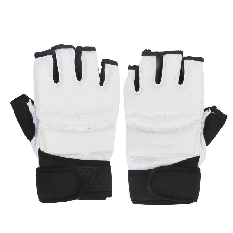 1 Pair 180‑185mm Half Finger Punch Bag Training Gloves Boxing