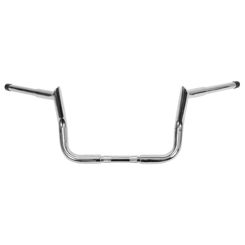 vool2807 10" Silver Meat Hook Monkey Bar Ape Hangers Handlebar