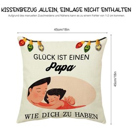 GuavaGlide Father's Day Gift for Dad, Dad Gift, Expectant Dad Gift, Gift for Dad, Dad Gift, Birthday, Gift Dad, Pillowcase, Birthday Gift for Men