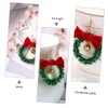 KONTONTY Gold Christmas Garland Bell Earrings Stylish Dangle Earrings Design