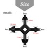 Mesee Universal Chuck Key Set, 4 Ways Drill Press Chuck
