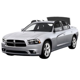 Precut Window Tint Film for Dodge Charger 2011-2014 All Side+Rear Windshield 5% VLT 2Ply Anti-Shatter, UV Block, Privacy Protection, Easy Install, No Trimming Needed,Heat & Glare Reduction