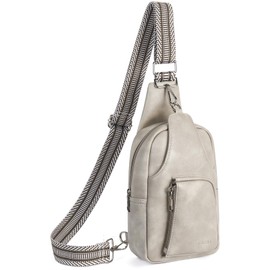 Telena Sling Bag for Women Crossbody Bag Anti Theft with Adjustable Strap for Travel Daily Grey