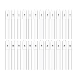 GE (case of 24) Lighting LED Tube T5 Plug and Play Type A, 25.5 watt, 3800 Lumen, 46 inch, 4000K Cool White LED Easy Replacement for 46 inch T5 Fluorescent lamp, Dimmable, Miniature bi-pin Base