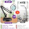 12X Magnifying Glass with Light and Stand, 5 Color Modes
