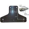 SurePlate TM Trailer/Truck EM16002 Rubber License Plate Holder Bracket, Economy-Max,