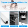 Drawer Slides, Plastic Drawer Guide Strips, Drawer Runners, Cabinet Guide