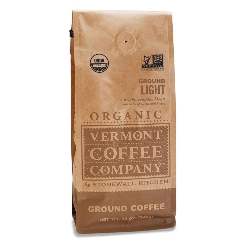 Vermont Coffee Company, Organic Medium Roast Ground Coffee, 12 oz.,