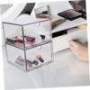 Operitacx Cosmetic Storage Box with Drawers Makeup Skincare Organizer Acrylic
