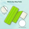 10Pcs Mop Replacement Pads, Compatible with Rinse 'n Wring Mop