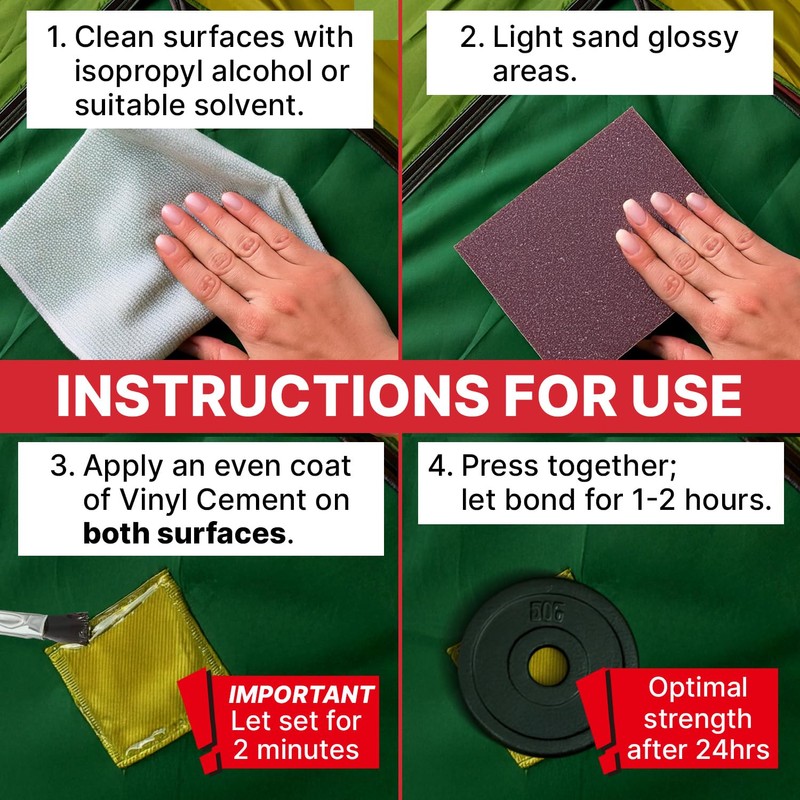 [4 oz] Vinyl Cement Glue - Super Glue for Inflatables