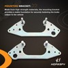 Brake Calipers with Pads Front Left & Right Compatible with