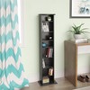 Prepac Narrow Cabinet Media Storage, 13" Wide, Black