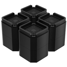 GAGUIUP Furniture Raisers, 5 cm, Pack of 8 Height-Adjustable Bed Risers, Heavy Duty Chair Risers, Table Raisers for Bed, Couches, Tables, Sofa, Desks, Heavy Duty Support up to 907 kg