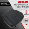 Vigoraze Front Driver or Passenger Bottom Replacement Leather Seat Cover