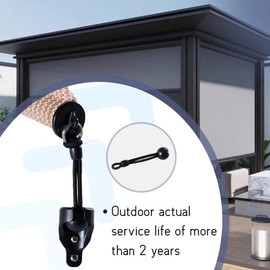 Universal Replacement Mounting Brackets of Exterior Sun Shades Roller up Blinds,Indoor/Outdoor