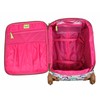 Lily Bloom Luggage 24" Expandable Design Pattern Suitcase With Spinner