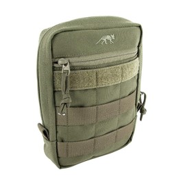 Tasmanian Tiger TT Tac Pouch 5, Rucksack Add-on Pack for Accessories EDC, Molle Compatible, incl. Rain Cover, 20 x 15 x 5 cm, green