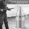 Aeloa Sewer Cleaning Nozzle, Stainless Steel SS304 Pressure Channel Cleaning