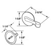 Prime-Line 658-8759 Concealed ADA Latch Lever Set, Diecast Zamak Construction,