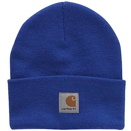 Carhartt Unisex Kids' Knit Beanie Watch Hat, Electric Blue Lemonade