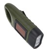 Multifunction Solar Hand LED Emergency Flashlight Crank Torch ABS Folding