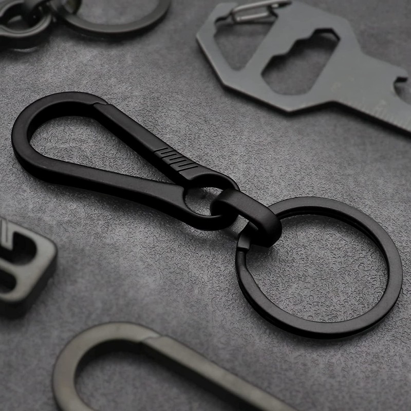 DOKEEP Titanium Alloy Carabiner, Small, Lightweight, Key Chain, Rustproof, Durable,