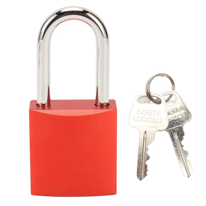 Safety Padlock Industrial Aluminum Steel Lock Beam Anodized Isolation Lockout