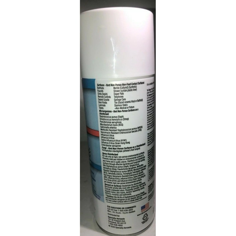 Quality Care Spray Antibacterial Linen Scent-Kills 99.9% Germs-1ea 12.5oz Can-SHIP