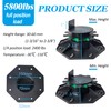 Adjustable Plastic Deck Pedestals, 24 PCS Heavy Duty Deck Blocks