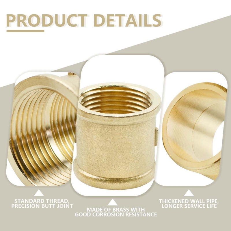 Bwintech 4 Pcs 3/4" to 3/4" Female & Male BSP