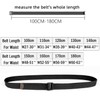 Drizzte Belts for Men Plus Size 130cm Canvas Belts D