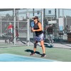 BLEVONH - Falda plisada para mujer, con bolsillo para correr,