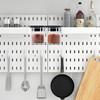 4 Pcs Pegboard Accessories with Lid, 3.9 x 3.2 x