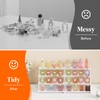 Lifewit Perfume Organizer with Fences, Plastic Cologne Stand, Tool-Free Assembly,