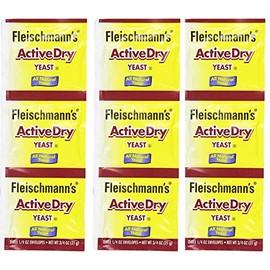 Fleischmann's Active Dry Yeast,0.25 Ounce, 9 Count