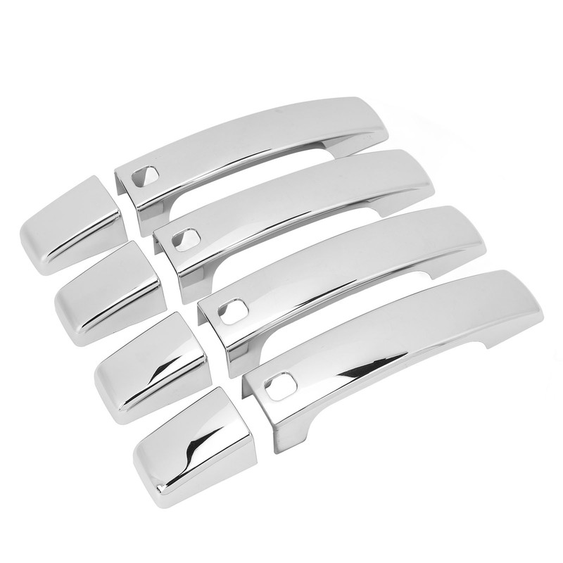 Exterior Door Handle Cover Chrome Plated Outside Door Handle Decor